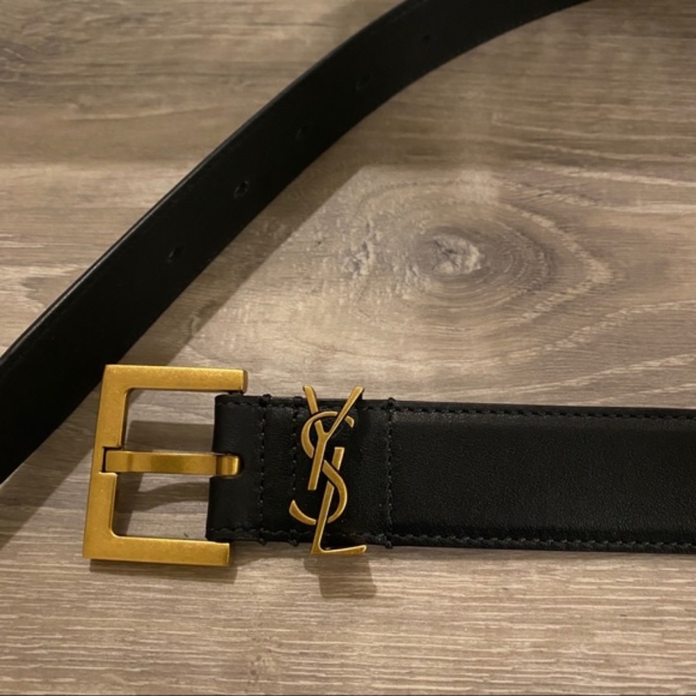 Saint Laurent YSL MONOGRAM BELT